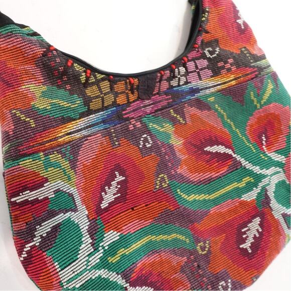 Altiplano Chichi Guatemalan Poppy Tapestry bag NWT Beautiful Fall Colors - Picture 7 of 10